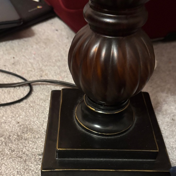 Rustic Brown Table Lamp - Picture 7 of 7